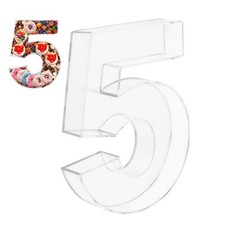 10" Acrylic Number Box 5