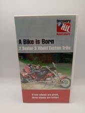 Rare VHS DISCOVERY Channel A BIKE IS BORN 2 seater & 3 wheel custom Trike Trikes
