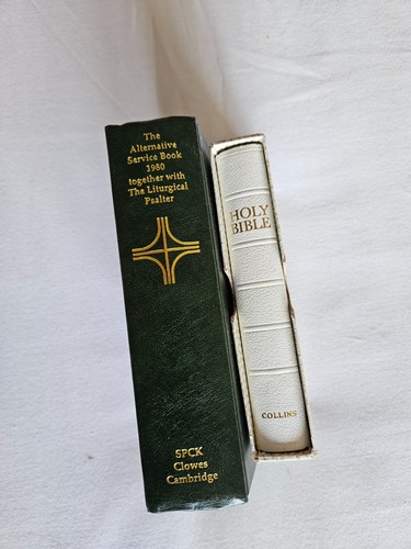 White boxed presentation bible - white,