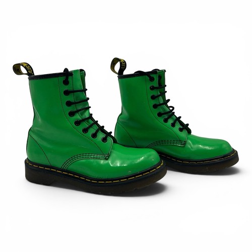 Martens green leather - green,