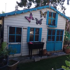 10x7 WOODEN PLAYHOUSE WOOD 2