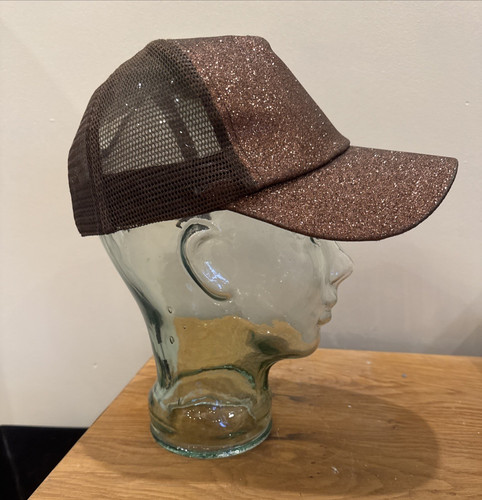 Womans brown sparkle pony tail - womans,