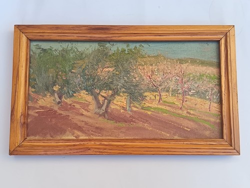 Vintage landscape oil painting - vintage,