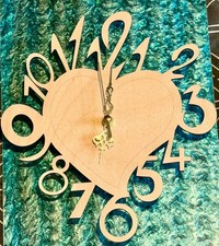 laser Cut Clock Butterfly