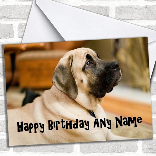 English mastiff personalised - english,