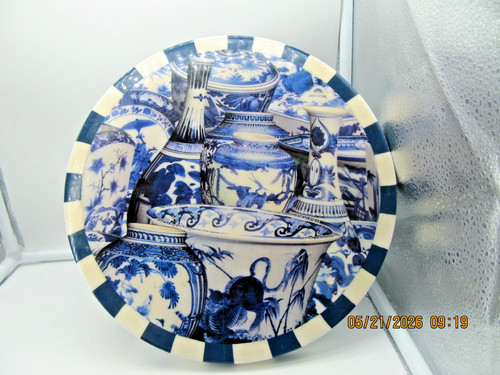 Annie modica decoupage blue - modica,
