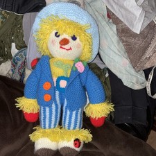 Hand Knitted 16” Scarecrow