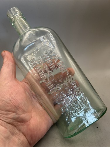 Victorian whisky bottle - whisky,