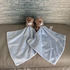 George Asda Blue Brown Teddy