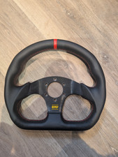 OMP D Shaped Steering Wheel