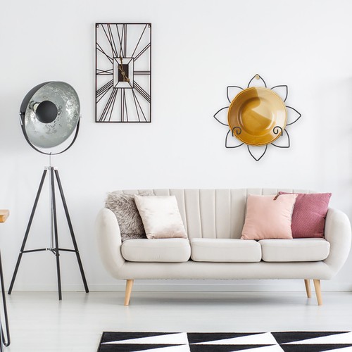 Metal wall hanging display - metal,
