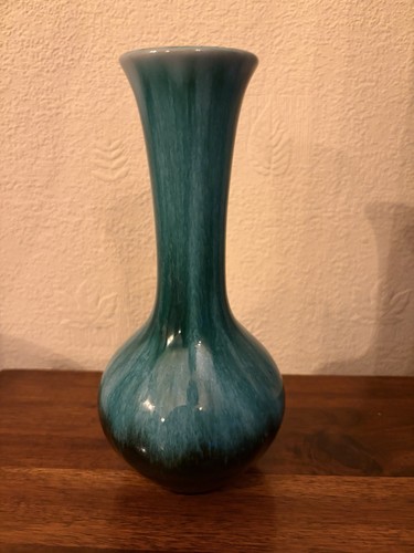 Vintage bud vase blue - vintage,