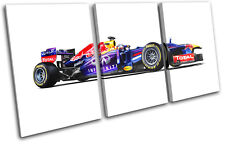 Redbull F1 Racing Garage Cars TREBLE CANVAS WALL ART Picture Print