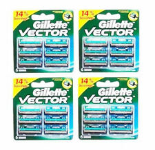 Gillette Vector Cartridges 24 Blades Blade Fits Contour Atra Plus Refil Fre Ship