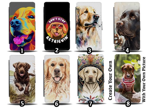 Labrador flip wallet case - labrador,