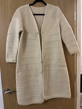 Handmade Knitted Thick Wool Cardigan – XS/S (Brand New, Never Worn)