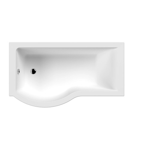 Shaped shower bath lh - p,