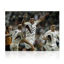 Martin Johnson Signed England