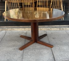 Mid Century Danish John Mortensen For Heltborg Rosewood Extendable Dining Table