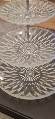 Tier glass cake - glass,