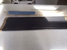Drain Rod Extention Kits 12 x 3ft Polypropylene Rods with Brass Ferrules VGC UK