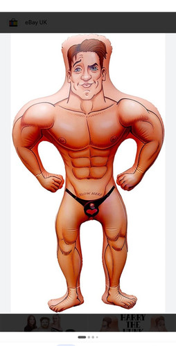 Hen night inflatable muscle - night,