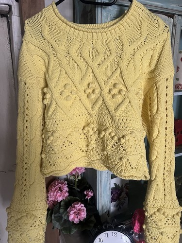 Zara thick yellow cropped - zara,