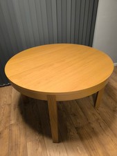 BJURSTA round ikea table and 4 LERHAMN matching chairs