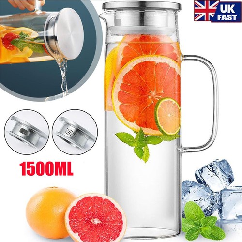 Glass water jug - 1.5l,