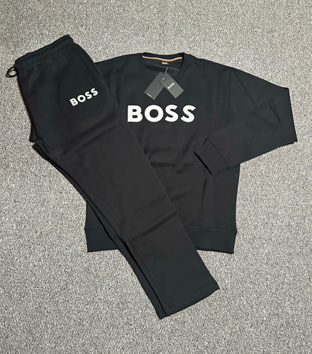 Boss mens black tracksuit - mens,