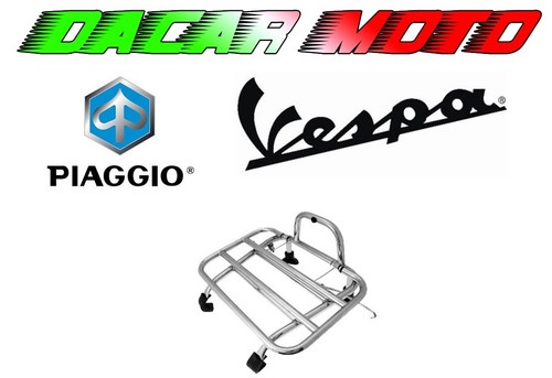 Front chrome luggage rack - front,