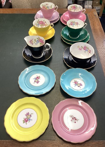 19x adderley floral bone china - 19x,