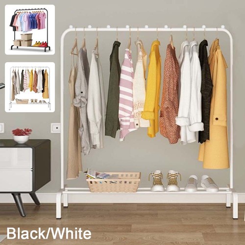 Heavy duty metal clothes - metal, rail