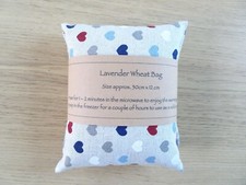 HEARTS LAVENDER WHEAT BAG