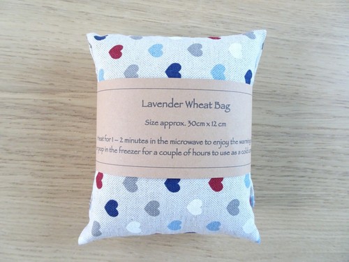Hearts lavender wheat bag - hearts,