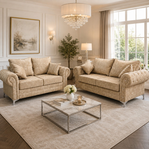 Sofa set gold rush - set, 3