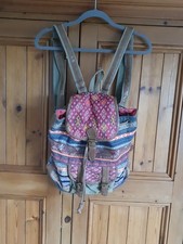 ACCESSORIZE Colourful Aztec  Backpack Rucksack Bag Large Woven