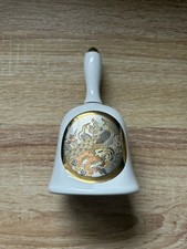 24K Gold Edged Ceramic Bell the Art of Chokin Design Made in Japan