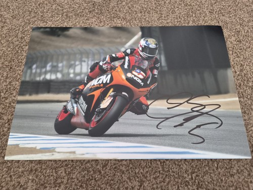 Colin edwards signed 12x8 - edwards,