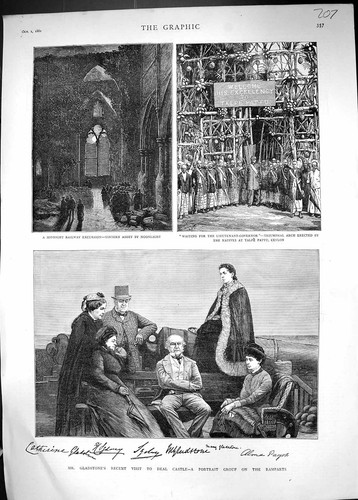Old 1881 gladstone - 1881, visit