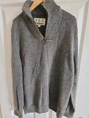 Barbour half zip wool - half,