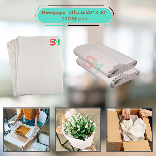 100 sheets newspaper - 100, of