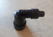 NGK LZFH NON Resistor Spark Plug Cap / Cover (Black) 90º (8710)