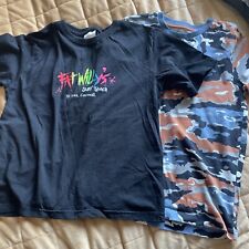 X2 T-shirt Fat Willys st Ives Cornwall  Black Next Camo 8 Years 