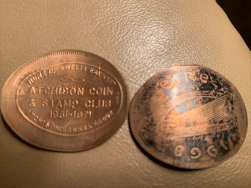 Rolled pressed elongated 1968 - rolled/pressed,