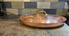 Big Copper Oval Saute Frying