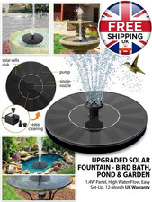 Solar powered garden - powered, water
