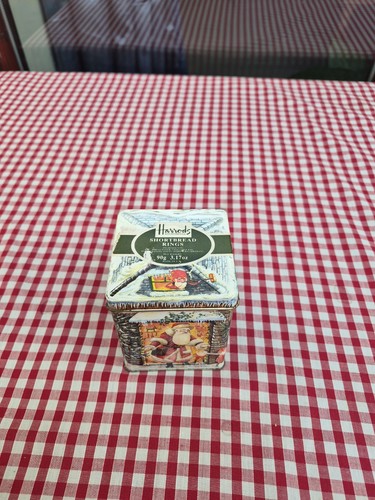 Vintage harrods shortbread tin - vintage,