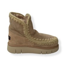MOU Eskimo 18 Comfortable Boots Warm Ankle Shoes Camel CAM