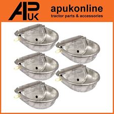 5 Stainless Steel Water Trough Bowl Automatic Drinking Drinker Cow Pig Pony Goat